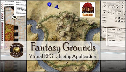 Fantasy Grounds - Rite Publishing Fantastic Maps - Lairs Pack