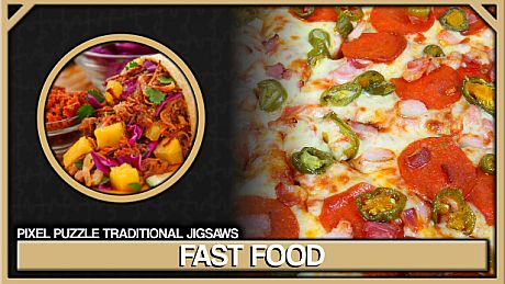 Pixel Puzzles Traditional Jigsaws Pack: Fast Food DLC