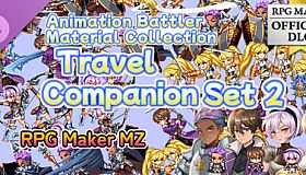 RPG Maker MZ - Animation Battler Material Collection Travel Companion Set 2