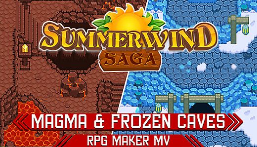 RPG Maker MV - Summerwind Saga - Magma & Frozen Caves
