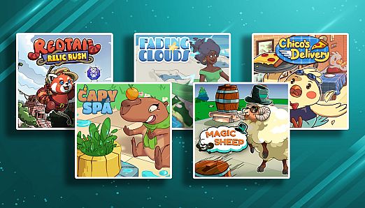 Capy Spa + Chico's Delivery + Fading Clouds + Magic Sheep + Redtail Relic Rush (Bundle)