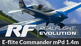 RealFlight Evolution - E-flite Commander mPd 1.4m