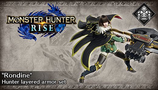 Monster Hunter Rise - "Rondine" Hunter layered armor set
