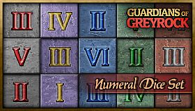 Guardians of Greyrock - Dice Pack: Numeral Set