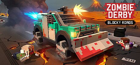 Zombie Derby: Blocky Roads