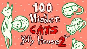 100 hidden Cats : Kitty House 2