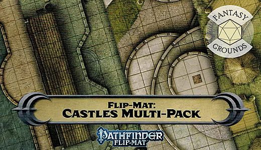 Fantasy Grounds - Pathfinder RPG - Pathfinder Flip-Mat: Castle Multi-Pack