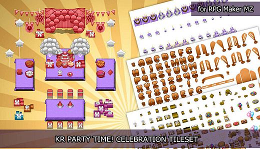 RPG Maker MZ - KR Party Time! Celebration Tileset