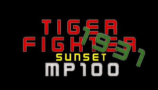 Tiger Fighter 1931 Sunset MP100