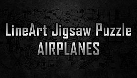 LineArt Jigsaw Puzzle - Airplanes