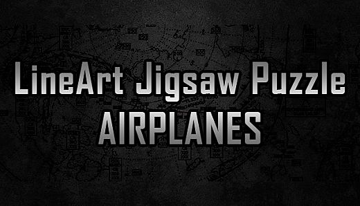 LineArt Jigsaw Puzzle - Airplanes