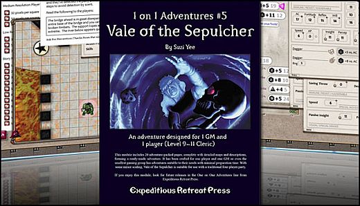Fantasy Grounds - 1 on 1 Adventures #5: Vale of the Sepulcher (3.5E/PFRPG)