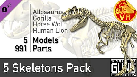 World of Guns VR: 5 Skeletons Pack DLC