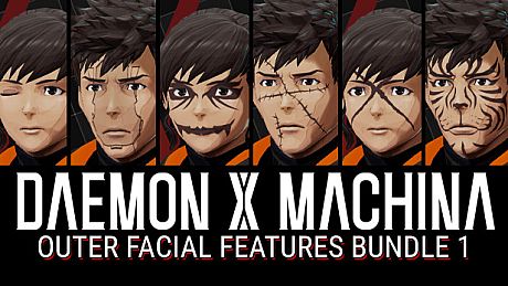 DAEMON X MACHINA - Outer Facial Features Bundle 1 DLC
