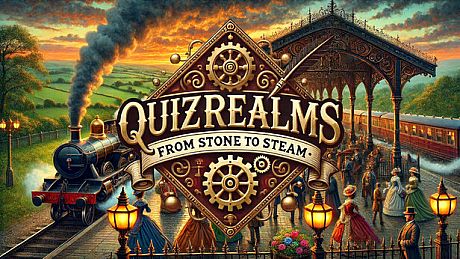 Quizrealms: From Stone to Steam Game