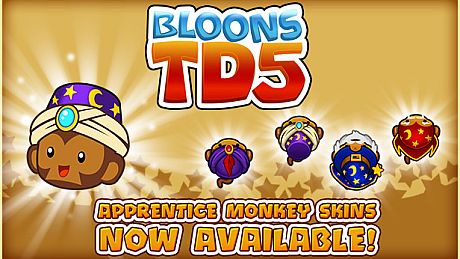 Bloons TD 5 - Mystical Apprentice Monkey Skin DLC