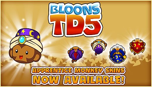 Bloons TD 5 - Mystical Apprentice Monkey Skin