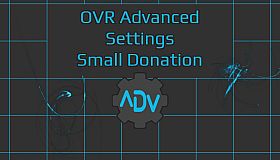 OVR Advanced Settings: Small Donation