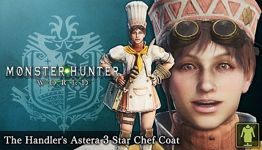 Monster Hunter: World - The Handler's Astera 3 Star Chef Coat