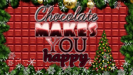 Chocolate makes you happy: New Year