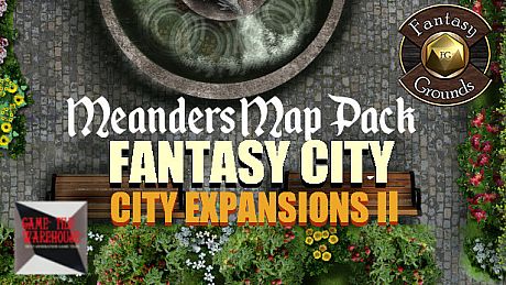 Fantasy Grounds - Meander Map Pack City Expansions II (Map Pack) DLC