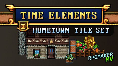RPG Maker MV - Time Elements - Hometown Tileset DLC
