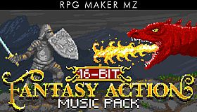 RPG Maker MZ - 16 Bit Fantasy Action Music Pack