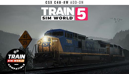 Train Sim World 5: CSX C40-8W Loco Add-On