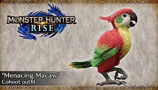 MONSTER HUNTER RISE - "Menacing Macaw" Cohoot outfit