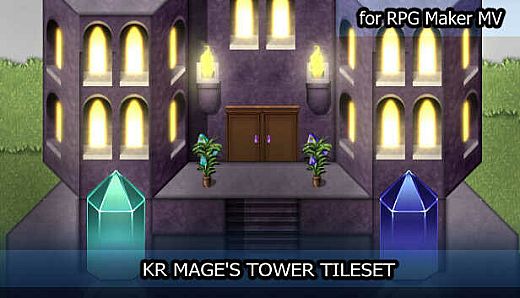 RPG Maker MV - KR Mage’s Tower Tileset