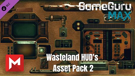 GameGuru MAX Wasteland Asset Pack - HUD's Volume 2 DLC