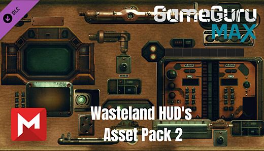GameGuru MAX Wasteland Asset Pack - HUD's Volume 2