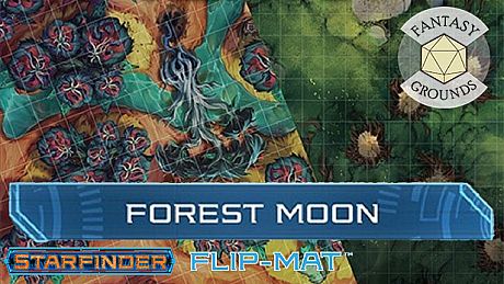 Fantasy Grounds - Starfinder RPG - FlipMat - Forest Moon DLC