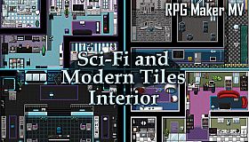RPG Maker MV - Sci-Fi and Modern Tileset - Interior