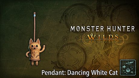 Monster Hunter Wilds - Pendant: Dancing White Cat DLC