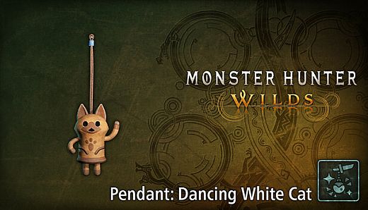 Monster Hunter Wilds - Pendant: Dancing White Cat