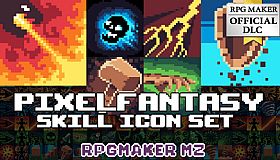 RPG Maker MZ - Pixel Fantasy Skill Icon Set