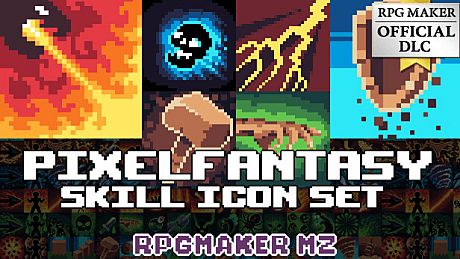RPG Maker MZ - Pixel Fantasy Skill Icon Set DLC