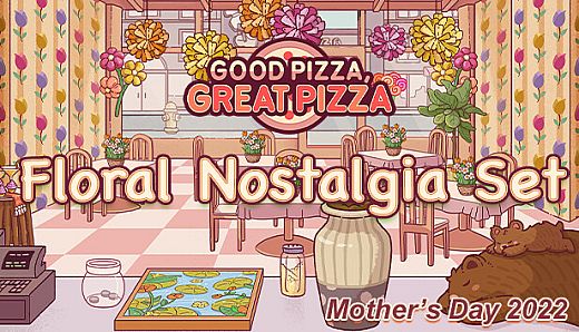 Good Pizza, Great Pizza - Floral Nostalgia Set - Mother's Day 2022