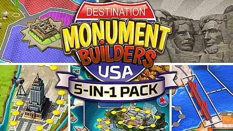 5-in-1 Pack - Monument Builders: Destination USA Game