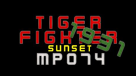 Tiger Fighter 1931 Sunset MP074 DLC