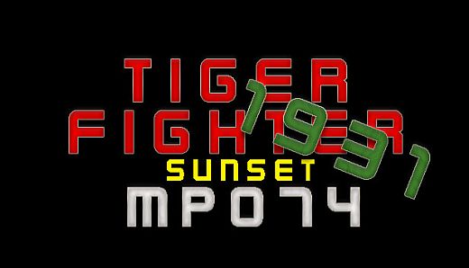 Tiger Fighter 1931 Sunset MP074