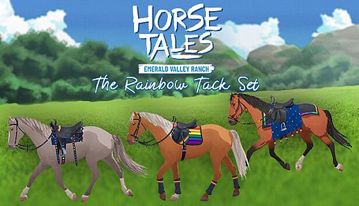 The Rainbow Tack Set - Horse Tales: Emerald Valley Ranch