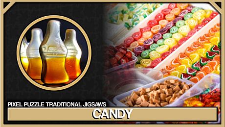 Pixel Puzzles Traditional Jigsaws Pack: Candy DLC
