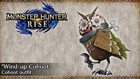 MONSTER HUNTER RISE - "Wind-up Cohoot" Cohoot outfit DLC