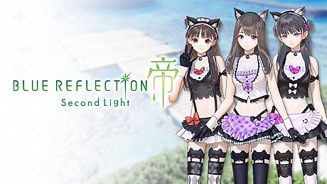 BLUE REFLECTION: Second Light - Yuki, Shiho & Mio Costumes - Hospitable Kitties DLC