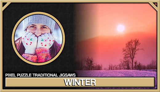 Pixel Puzzles Traditional Jigsaws Pack: Winter
