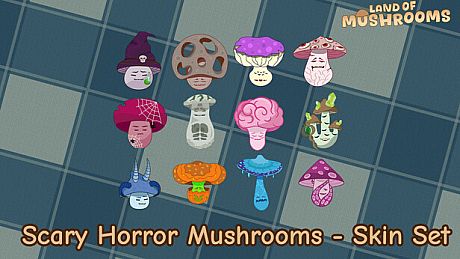 Scary Horror Mushrooms - Skin Set - Land of Mushrooms DLC