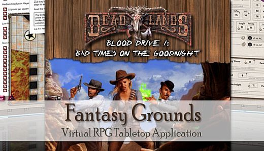 Fantasy Grounds - Deadlands Reloaded: Blood Drive 2