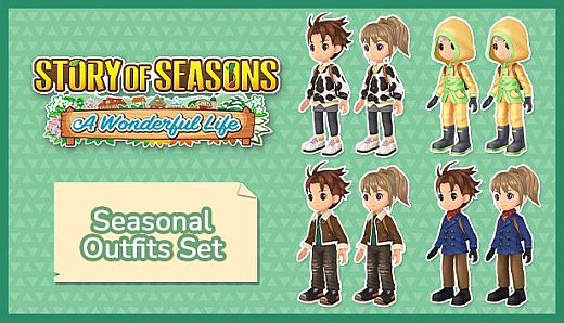 STORY OF SEASONS: A Wonderful Life - Seasonal Outfits Set